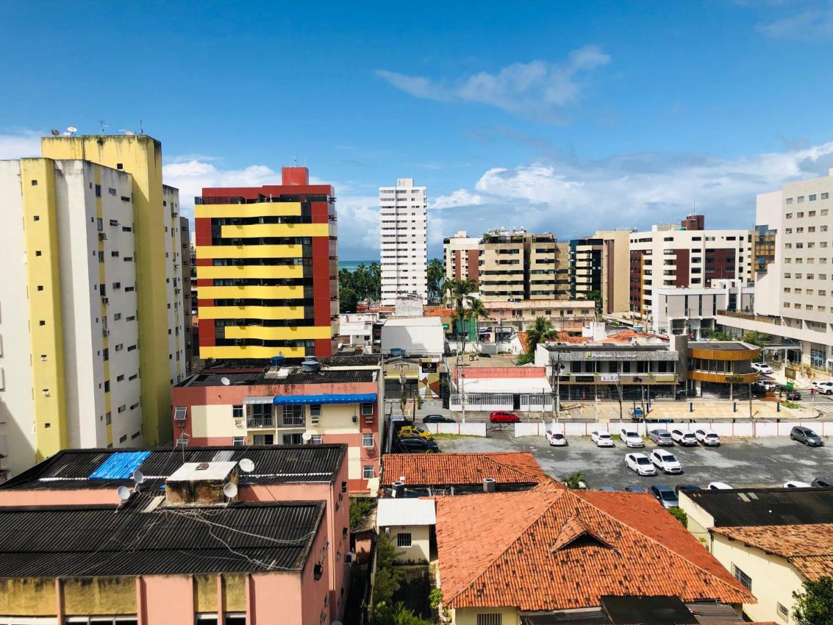 Praia De Ponta Verde Em Frente Ao Tropico Hotel Com Garagem, Wi-Fi, Lavadora - Apto703 Maceio  Ngoại thất bức ảnh